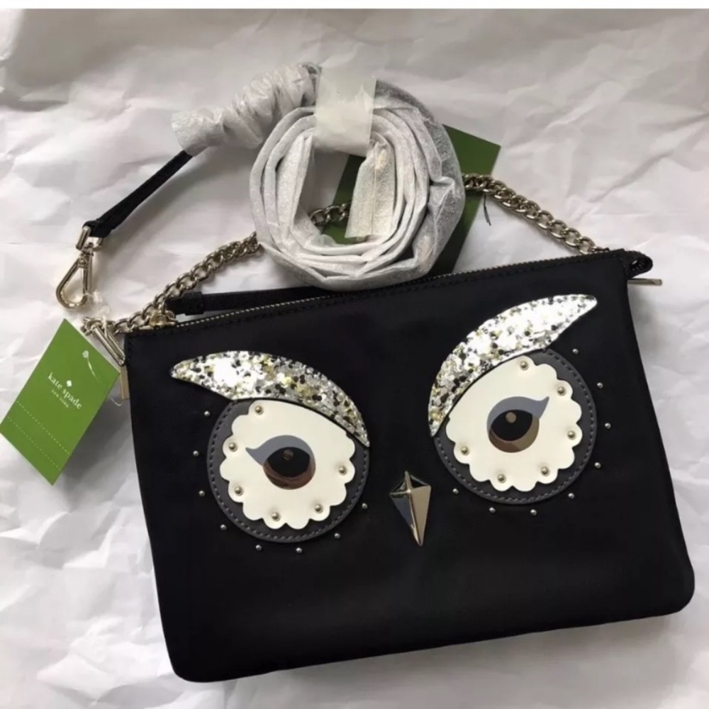 ⛔️SOLD/Authentic Kate Spade Nylon/leather Crosby - Picture 3 of 7
